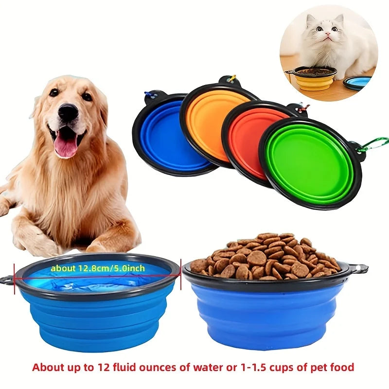 Foldable Pet Bowl for On-the-Go Adventures