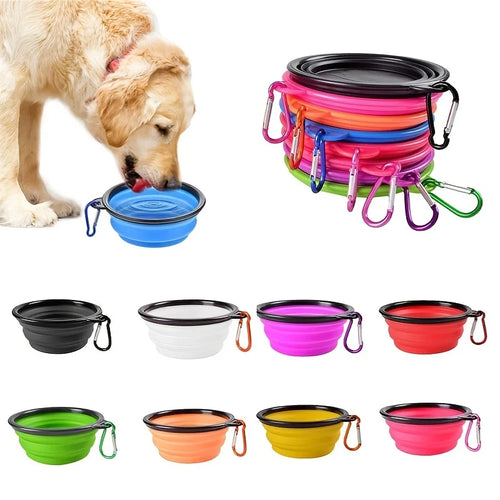Foldable Pet Bowl for On-the-Go Adventures